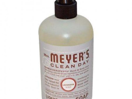 Liquid Hand Soap Lavender Scent 12.5 fl oz (370 ml) - Mrs. Meyers Clean Day Fashion