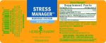 Stress Manager, 1 oz - Herb Pharm For Discount