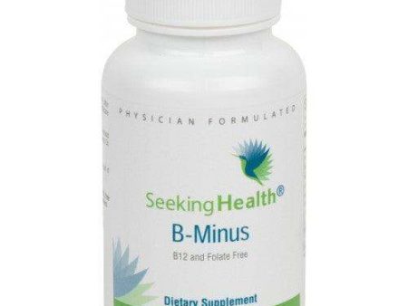 B-Minus - B12 and Folate Free - 100 Vegetarian Capsules - Seeking Health Cheap