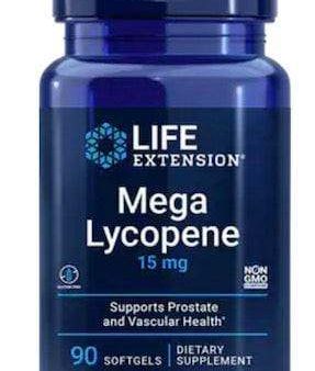 Mega Lycopene - 15 mg - 90 softgels - Life Extension For Discount