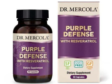 Purple Defense, Premium Antioxidant - 90 Caps - Dr Mercola Discount