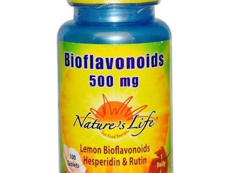 Bioflavonoids 500mg, 100 Tablets - Nature s Life Sale