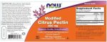 Modified Citrus Pectin 800mg, 180 veg caps - Now Foods Hot on Sale