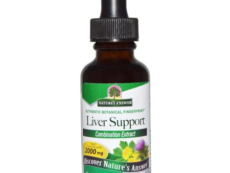 Liver Support, Alcohol-Free 2000mg, 30ml - Nature s Answer Online Sale