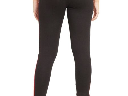 Asmaani Black color Hosiery Lower with Two Side Pockets and Tapped Fashion