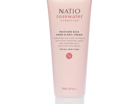 Natio Rosewater Hydration Moisture Rich Hand & Nail Cream Online