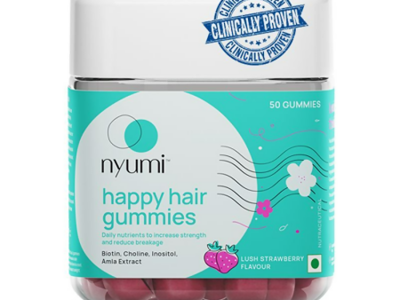 Nyumi Biotin Hair Gummies For Stronger Thicker And Shinier Hair - Amla Zinc, & Multivitamins Online