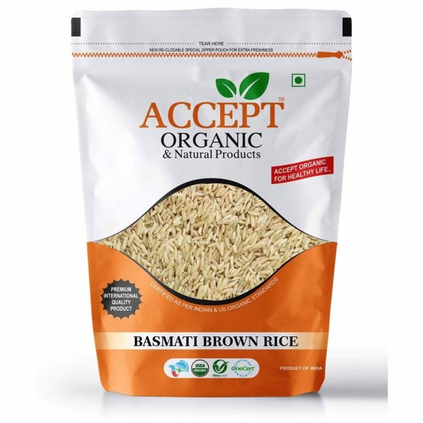 Accept Organic & Natural Products Basmati Brown Rice Cheap