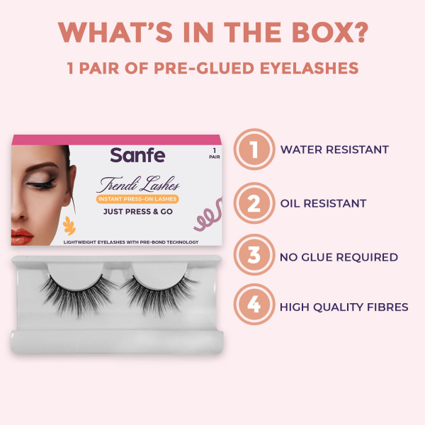 Sanfe Instant Press On Lashes P04 Hot on Sale