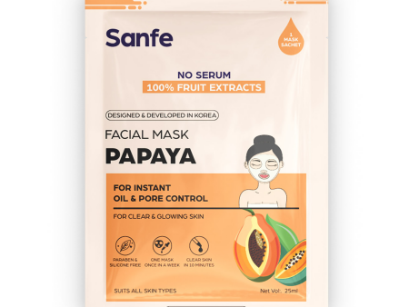 Sanfe Instant Oil Control Papaya Facial Mask For Discount