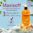 Maxisoft Golden Glow Shower Gel Refreshing & Hydrating pH Balanced For Discount