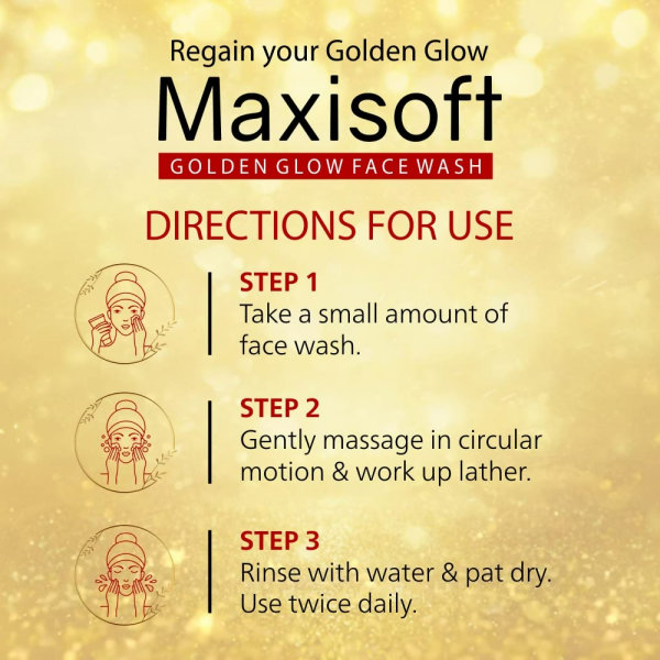 Maxisoft Golden Glow Face Wash Online