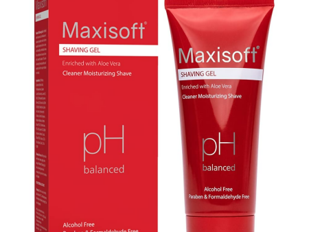 Maxisoft Shaving Gel With Aloe Vera Shea Butter Glycerine Allantoin pH Balanced Sale