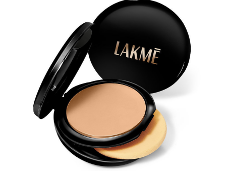 Lakme Unreal Dual Cover Pressed Powder - 03 Golden Sand Fashion