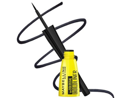 Maybelline New York Colossal Bold Pencil Eyeliner - Black Matte Finish For Sale