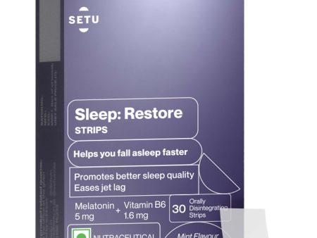 Setu Sleep Restore Plant Based Melatonin - Tasty Mint Flavor Supply