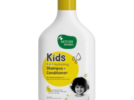 Mother Sparsh 2 In 1 Hydrating Shampoo + Conditioner for Kids & Babies With Natural Oatmeal & Vitamin B5 For Cheap