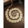 18K Gold Plated Traditional Ethnic Square Shape Kundan Studded Adjustable Pearl Kamarband Belly Chain Kandora Wait Belt For Women - Wahe Jewels Fashion