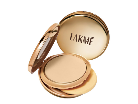 Lakme 9 To 5 Unreal Dual Cover Pressed Powder, 2 In 1 Compact + Foundation - 24 Beige Discount