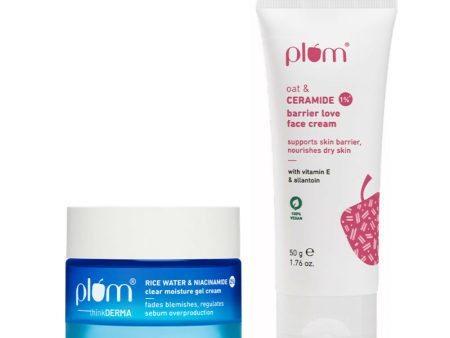 Plum Day & Night Moisturizing Combo For Hydrated & Nourished Skin Hot on Sale