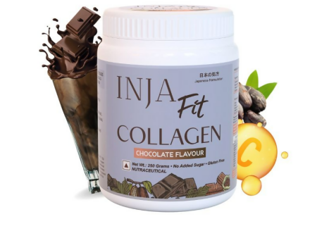 Inja Fit Marine Collagen For Skin Joints And Muscles With Vit C & Glucosamine - Chocolate Flavour For Cheap