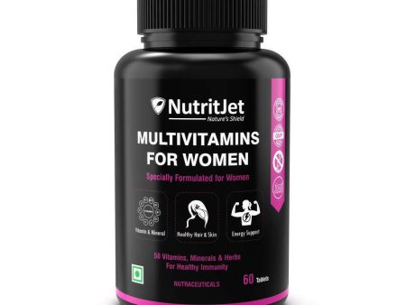 NutritJet Multivitamin Vegetarian Tablets For Women on Sale