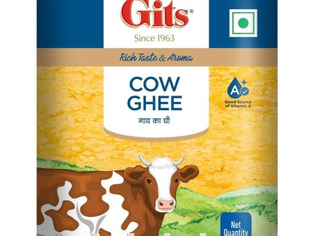 Gits Cow Ghee | Rich Taste & Aroma | Good source of Vitamin A, Delicious, Healthy & Nutritious For Sale