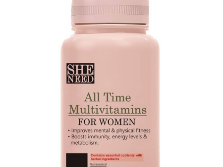 SheNeed All Time Multivitamins & Minerals For Women Capsules Fashion