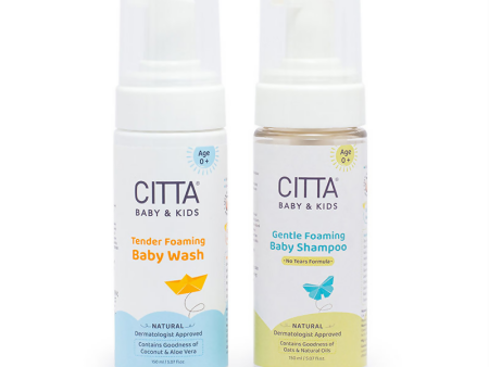 Citta Baby & Kids Baby Bath Set - Baby Body Wash & Baby Shampoo Hot on Sale