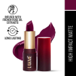 Lakme Forever Matte Lipstick, Made With French Rose Oil - Purple Diamond Online now