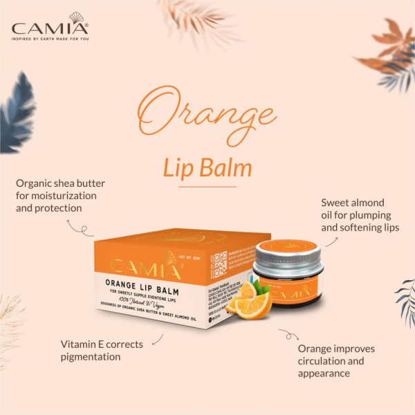 Camia Natural Orange Lip Balm Online Hot Sale