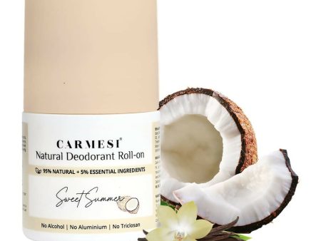 Carmesi Natural Underarm Roll On Deodorant for Women - Sweet Summer Online Hot Sale