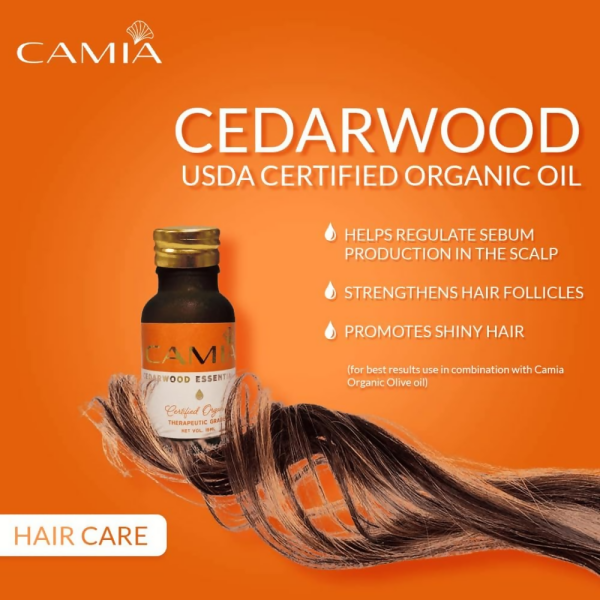 Camia Organic Cedarwood Essential Oil Fashion