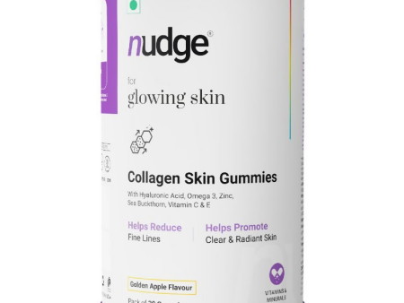 Nudge Collagen Skin Health Gummies - Golden Apple Flavour For Sale