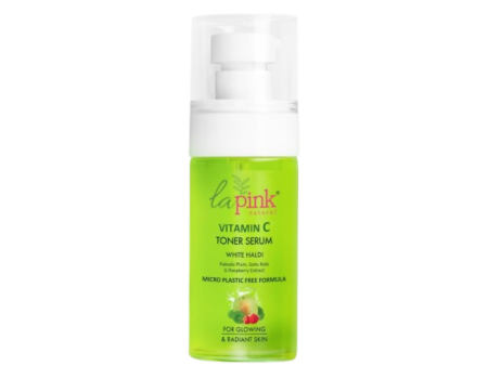 La Pink Vitamin C Face Toner Serum With White Haldi, Gotu Kola Online now