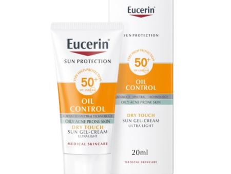 Eucerin Oil Control Dry Touch Sunscreen Gel Cream SPF 50+ For Sale