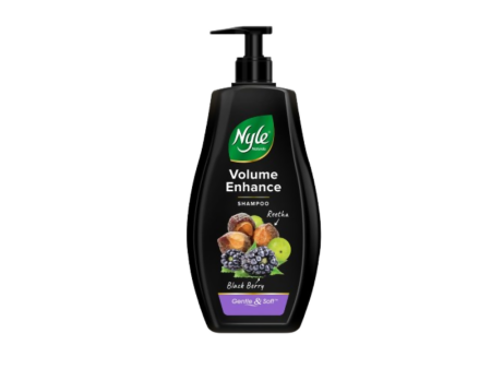 Nyle Naturals Volume Enhance Shampoo With Blackberry Reetha and Amla Gentle & Soft Hot on Sale