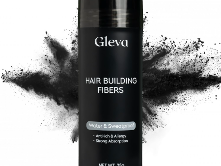 Gleva Hair Hair Building Fibers Hair Powder Thickener - Dark Brown on Sale