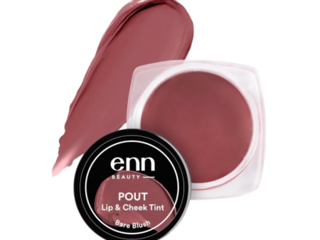 Enn Beauty Pout Lip, Cheek Tint With SPF 10 With Jojoba & Avocado Oil - Bare Blush Discount