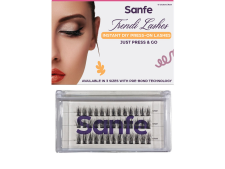 Sanfe Instant DIY Press On Lashes False Eyelashes Cheap