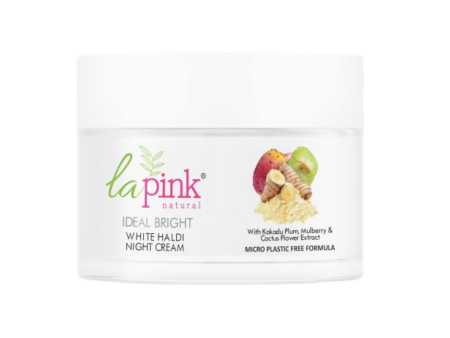 La Pink Ideal Bright Night Cream With White Haldi Fashion