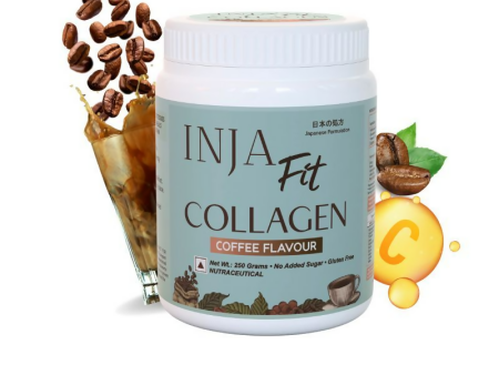 Inja Fit Marine Collagen For Skin Joints And Muscles With Vit C & Glucosamine - Coffee Flavour For Cheap