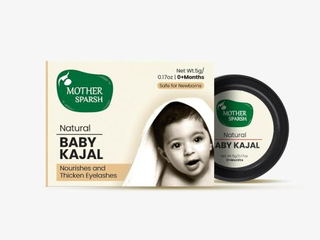 Mother Sparsh Natural Baby Kajal with Zero Lead Content, Irritation Free & Safe for Newborn Babies For Cheap