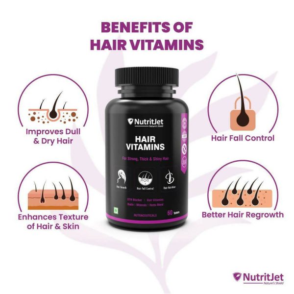 NutritJet Hair Vitamins Veg Tablets For Cheap