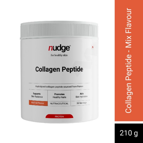 Nudge Collagen Peptide Mixed Fruit Flavour Protein Powder For Discount