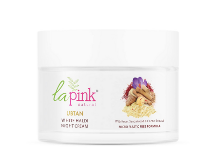 La Pink Ubtan White Haldi Night Cream on Sale