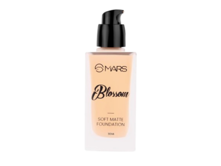 MARS Cosmetics Blossom Soft Matte Full Coverage Foundation - 02 Ivory Fashion