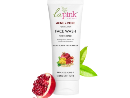 La Pink Acne & Pore Perfection Face Wash With White Haldi & Green Tea Hot on Sale