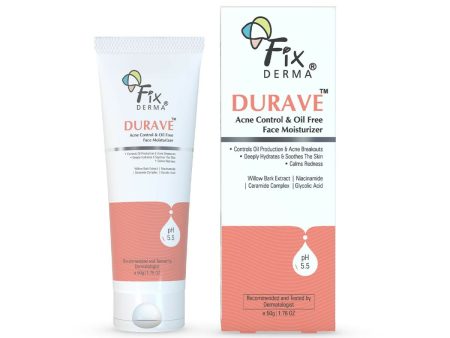 Fixderma Durave Acne Control & Oil Free Moisturizer for Face with Glycolic Acid Cheap