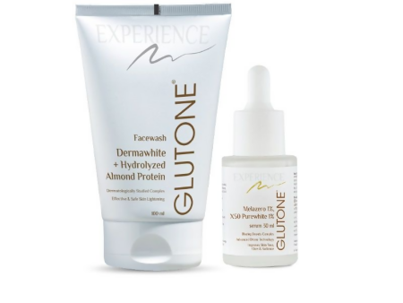 Glutone - Skin Brightening & Glowing - Facewash & Serum Combo Discount